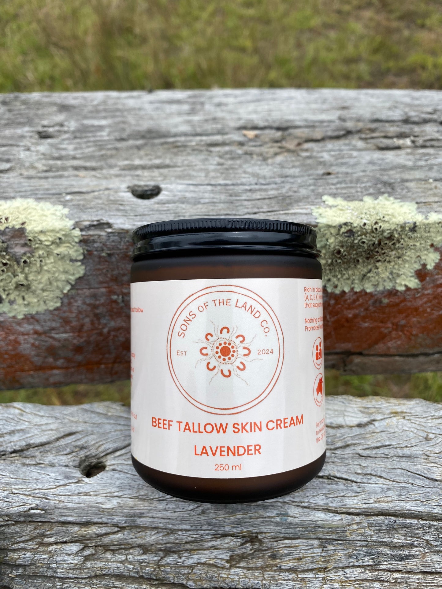 100% grass fed & finished Tallow Cream with Essential Oils