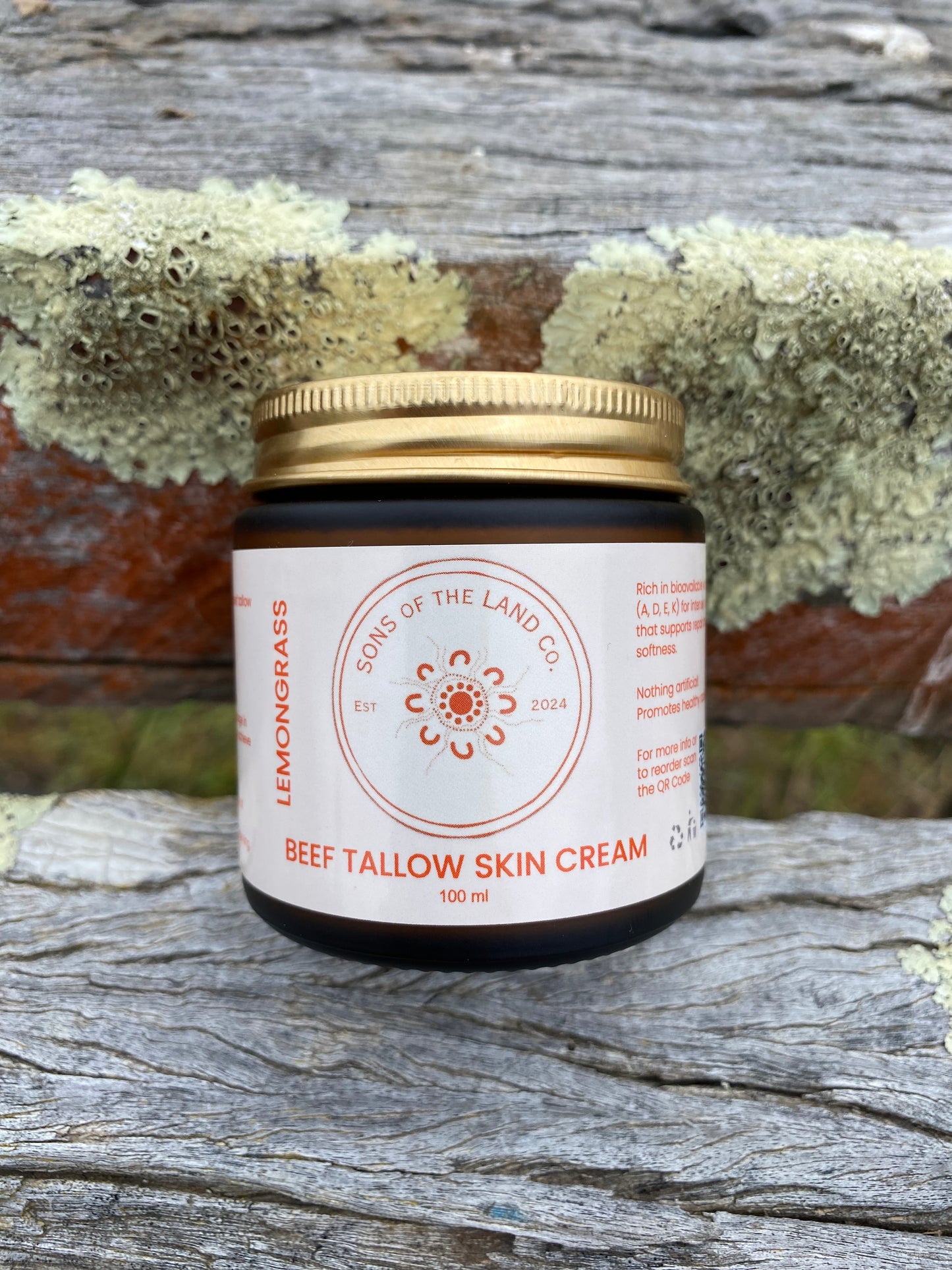 100% grass fed & finished Tallow Cream with Essential Oils