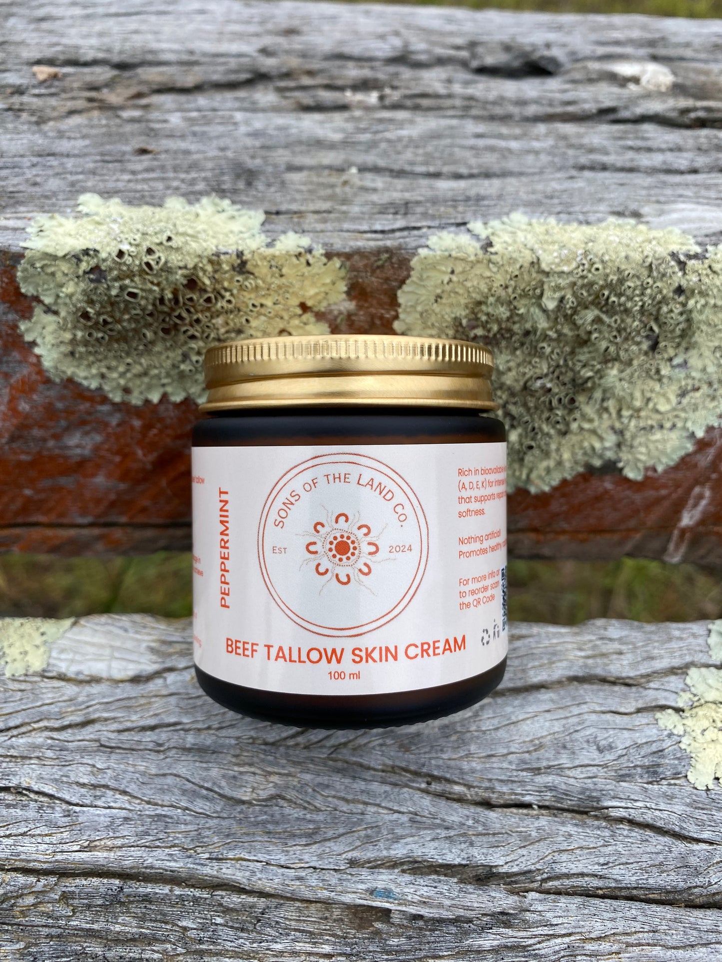 100% grass fed & finished Tallow Cream with Essential Oils