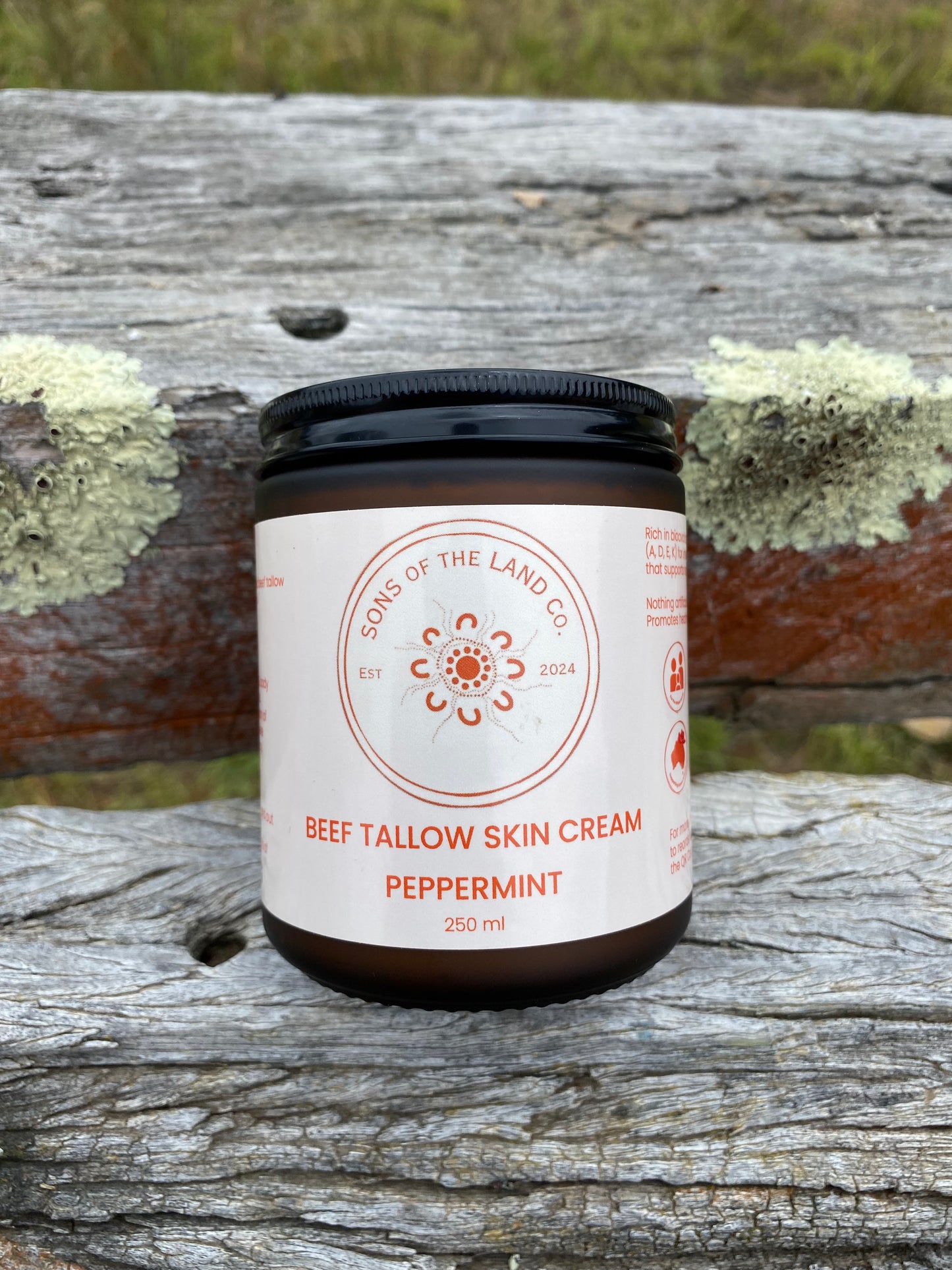 100% grass fed & finished Tallow Cream with Essential Oils