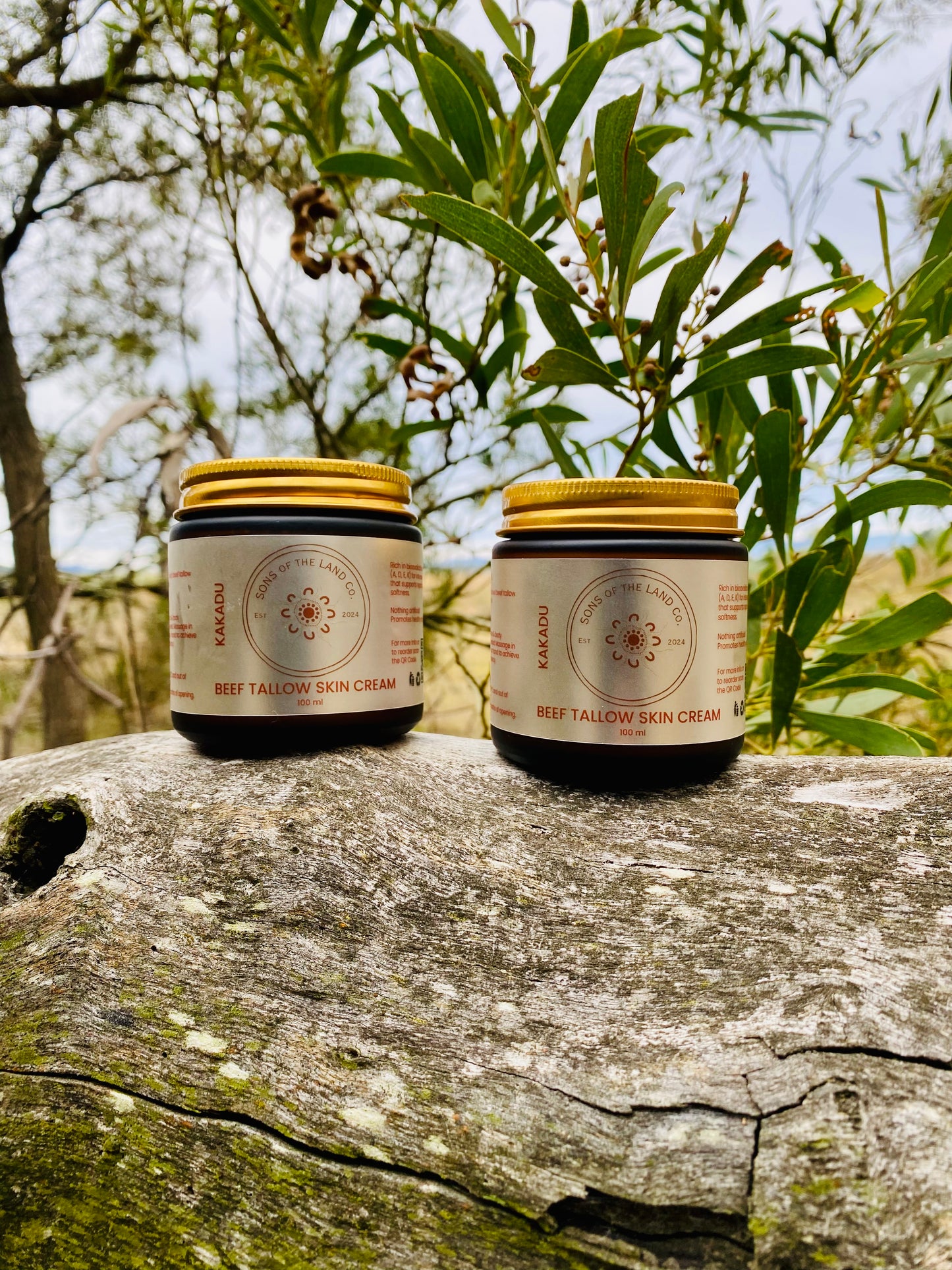 100% grass fed & finished Tallow Cream with Kakadu Plum Oil