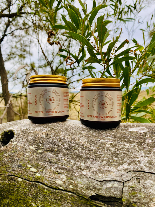 100% grass fed & finished Tallow Cream with Kakadu Plum Oil